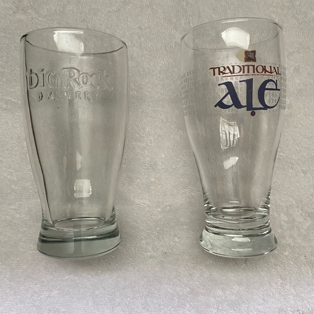 Big Rock Beer Glasses